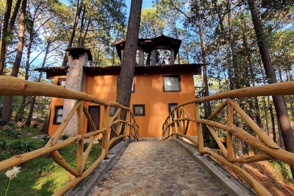 Cabana Rustica A 1Km De Cascada 마자미틀라 외부 사진